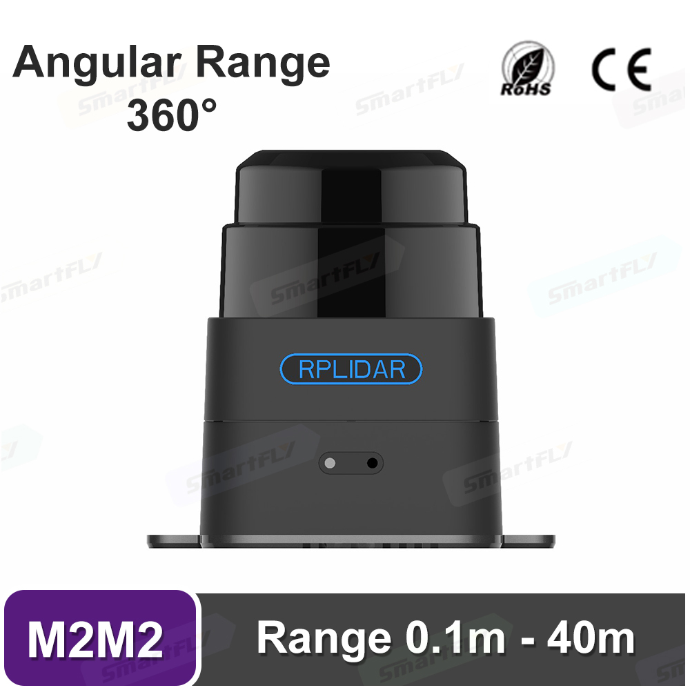 Slamtec RPLIDAR M2M2 Angular Range 360° Measuring Range 0.1m - 40m Scanning Radius LIDAR Sensor Scanner Commercial Outdoor robot