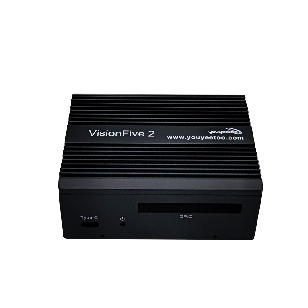 youyeetoo VisionFive V2 Metal Motherboard Case - Robust and Durable with Fit-for-Purpose Design and Heat Dissipation, Dustproof for Engineers, Mechanics, and Hardware Enthusiasts