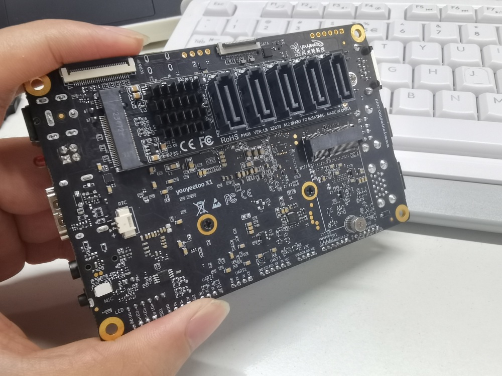 M.2 M-Key PCI Express To SATA 3.0 SSD Adapter Card,5 Ports, JMB585 Chipset 6Gbps