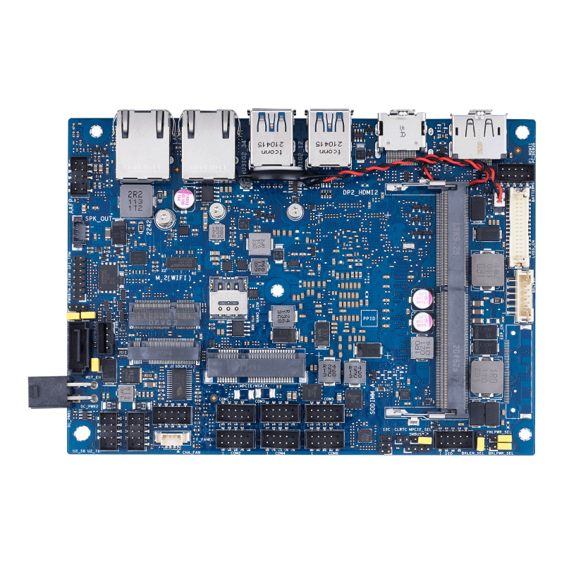 C786ES-IM-AA 3.5" Single Board Computer with Intel Core i7-8665UE Processor - Up to 6 COM ports, includes 2 x RS 232/422/485