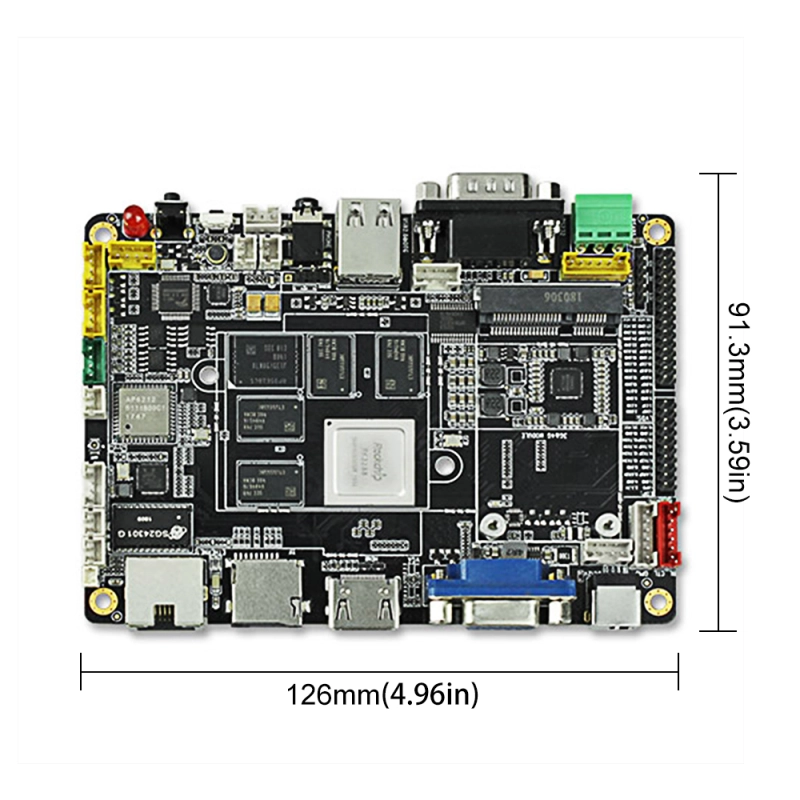 firefly AIO-3288C with RK3288 quad-core Cortex-A17 processor, frequency up to 1.8GHz, integrated quad-core Mali-T764 GPU Single Board Computer