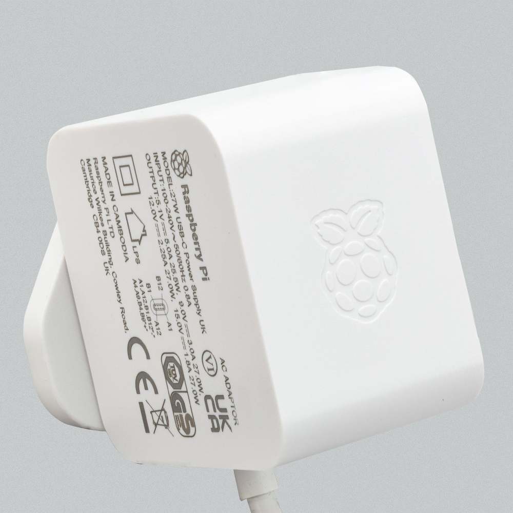 Raspberry Pi 27W USB-C Power Supply