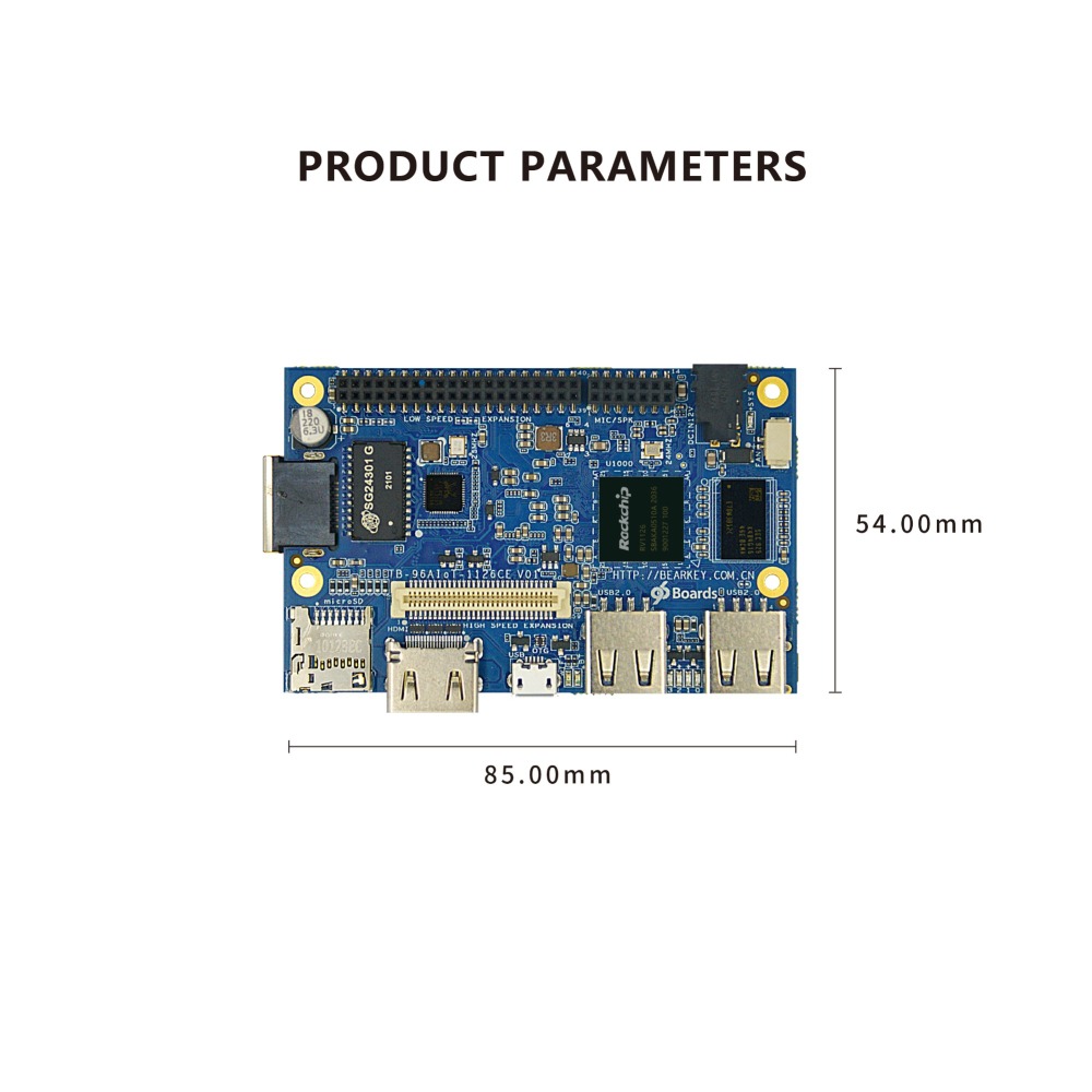 Linaro 96boards CE2.0 TB-96AIOT-1126CE 1GB+16GB AI Developer Kit Rockchip RV1126 for IOT/AI/Machine Learning/Face Recognition