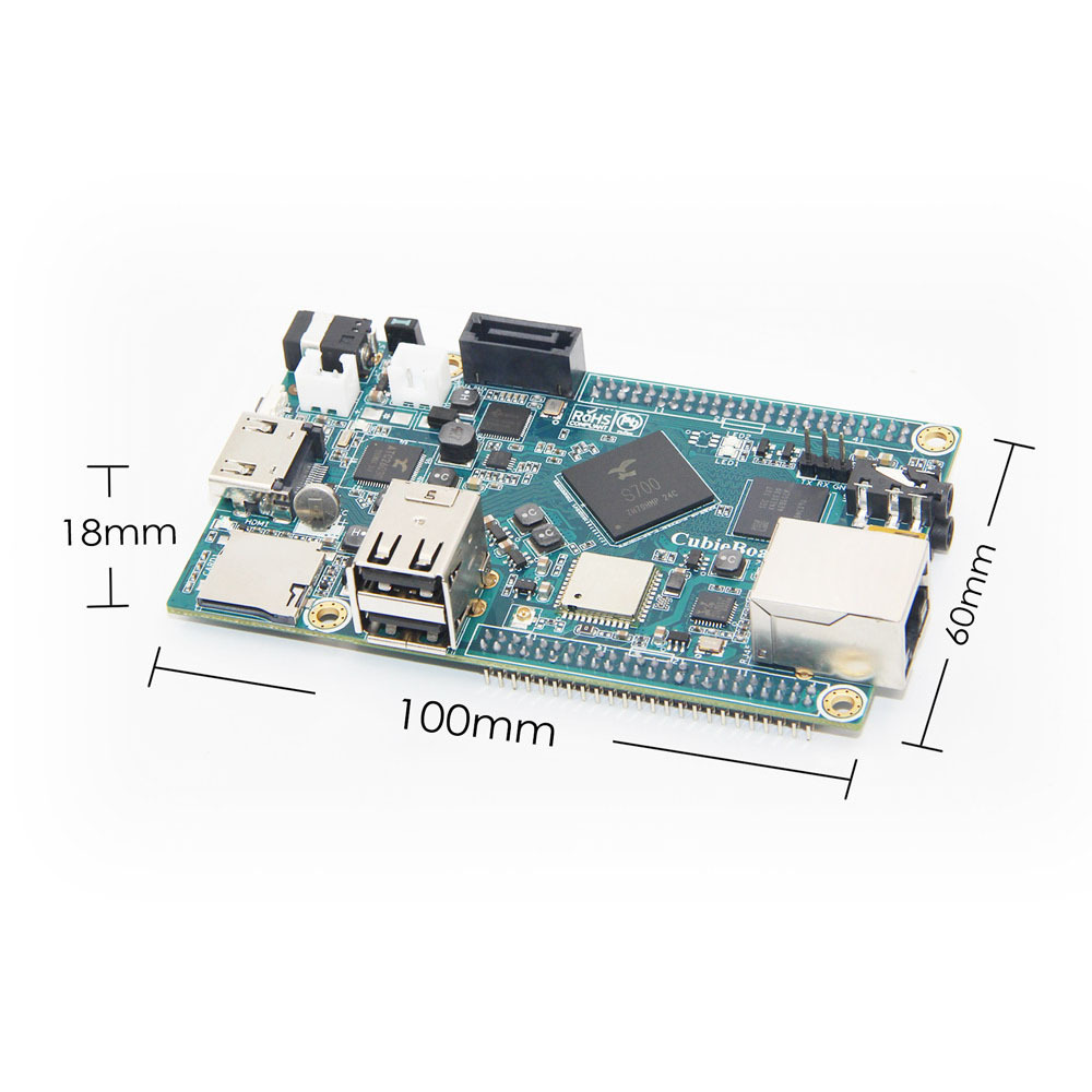 Cubieboard7 Actions SOC S700 ARM Cortex-A53四核2G LP DDR3 8G eMMC开发板/ android / linux /开源
