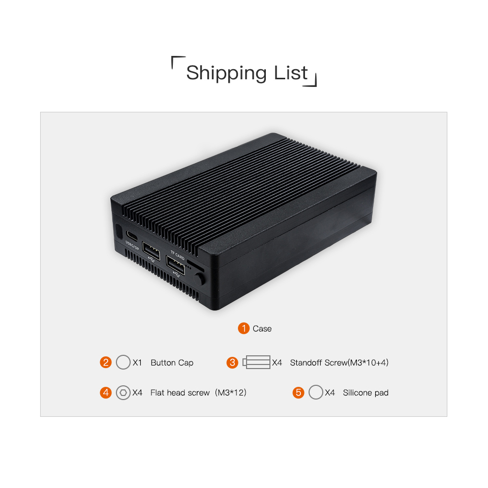 youyeetoo ROC-RK3399-PC Single Board Computer - 4GB RAM Card Size Support Android Ubuntu Debian Linux QT