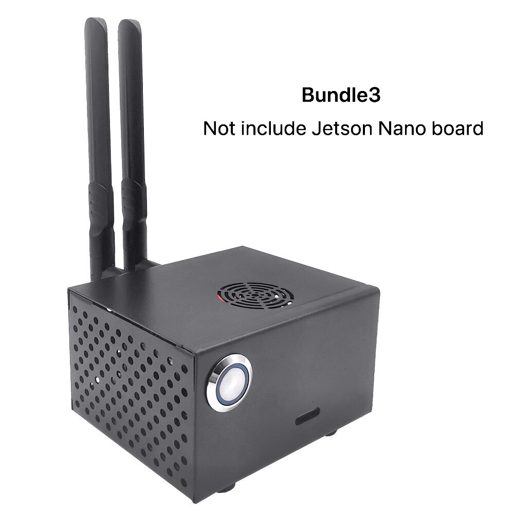 NVIDIA Jetson Nano Metal Case / Enclosure with Power & Reset Control Switch for NVIDIA Jetson Nano Developer Kit