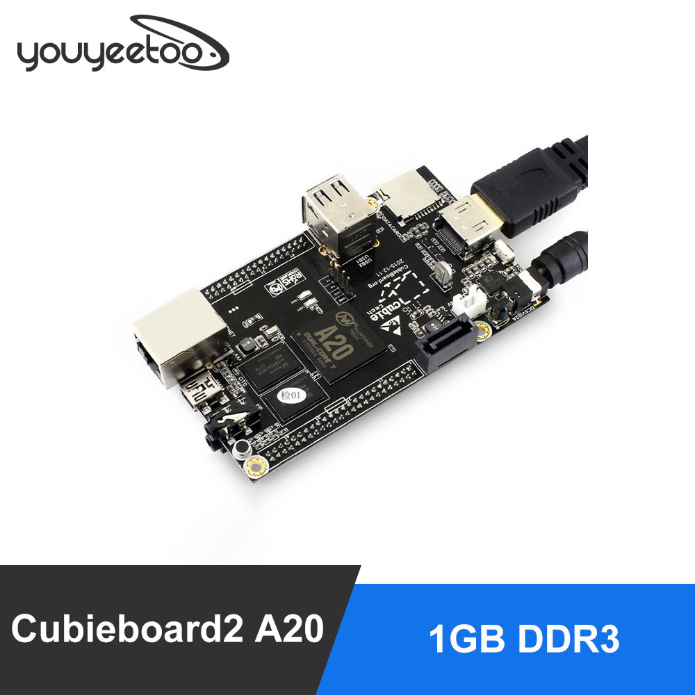 Cubieboard2 A20 Dual Core ARM MiniPC Cortex-A7  1GB DDR3 with linux/android/More powerful pcduino/Raspberry pi/Smartfly team