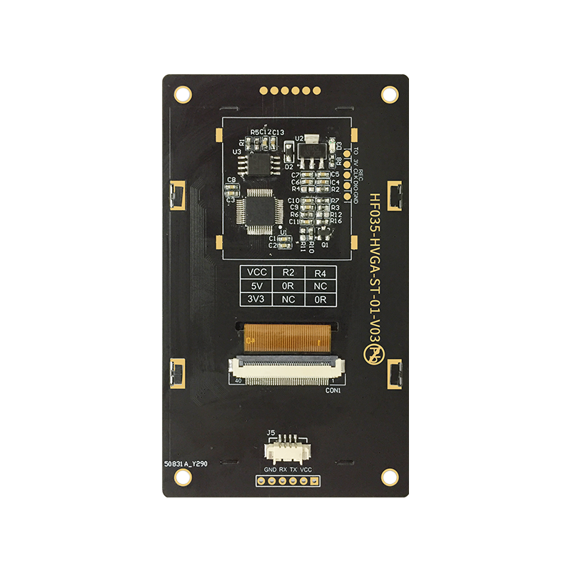 3.5" UART LCD HMI Display - UART TTL interface, No Code, 3.5inch, 320×240, Without Touch Screen - For Arduino, Rapberry Pi, STM32, MINI PC