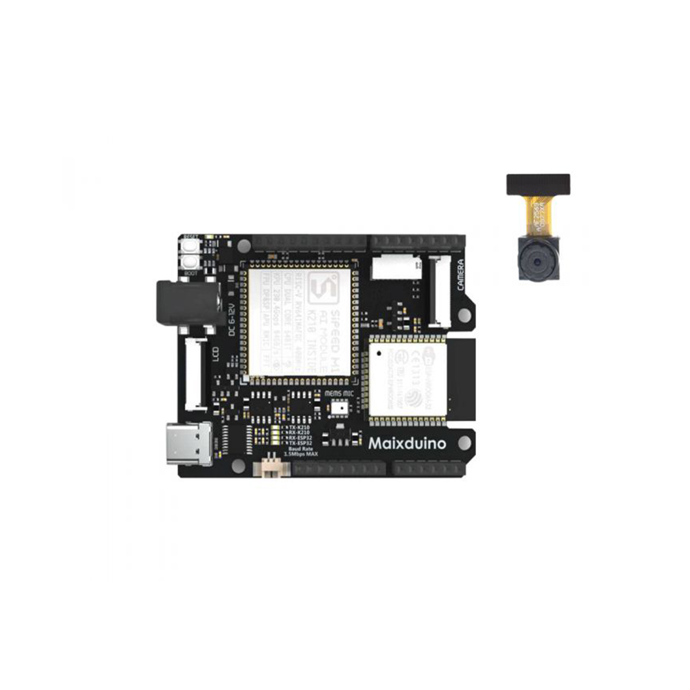 Sipeed Maixduino AI Development Board K210 RISC-V AI+lOT ESP32 Compatible With Arduino. Board 1st RV64 AI board for Edge Computi