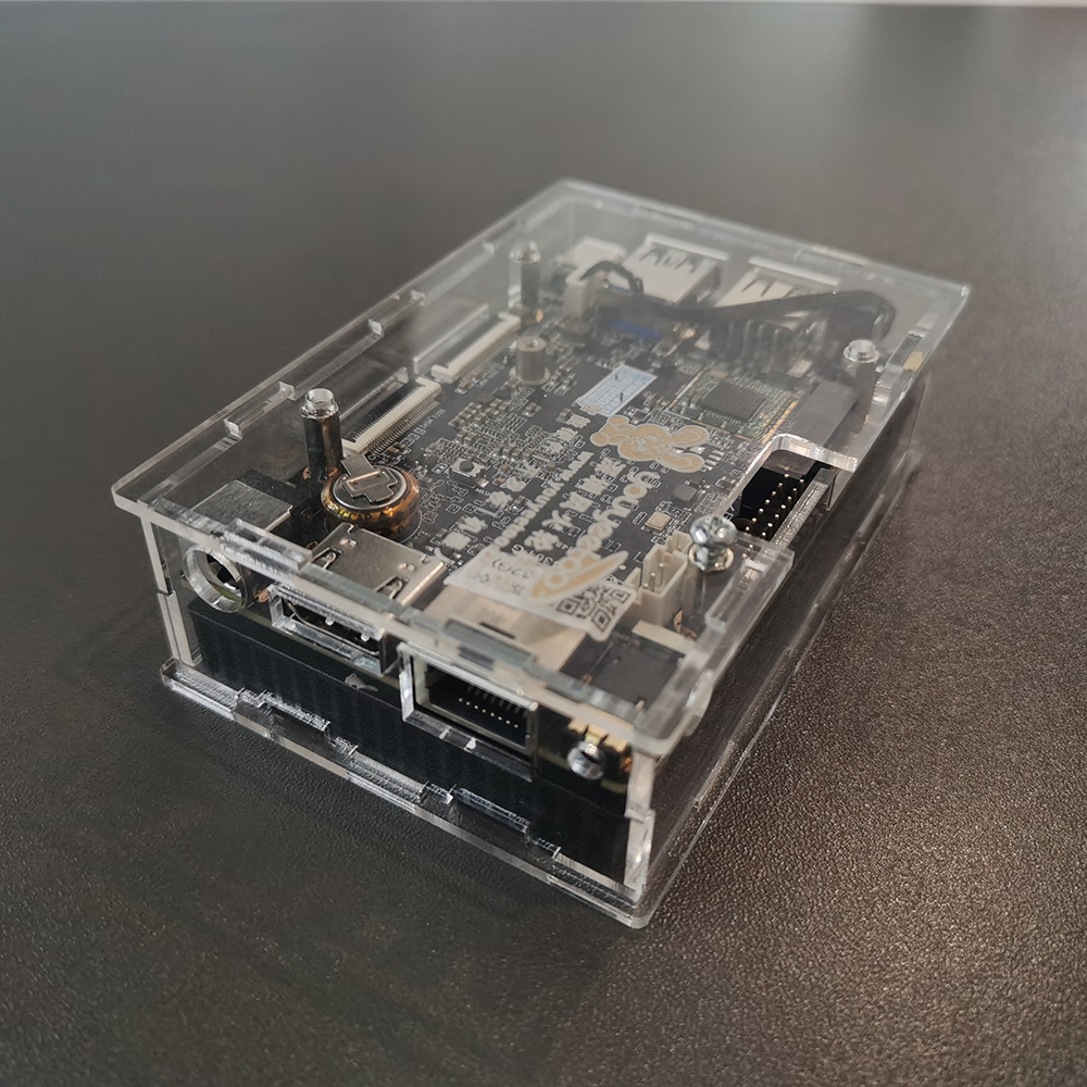 Smartfly Acrylic Case for ROC-RK3588S-PC Rockchip RK3588 8K AI MainBoard