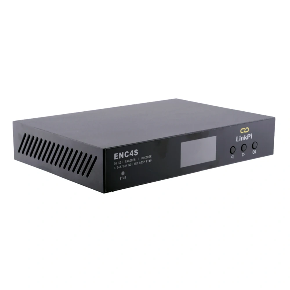LinkPi ENC4S NDI Encoder - 4x SDI Encoder, 4K Decoder SRT, NDI, RTMP Live Streaming