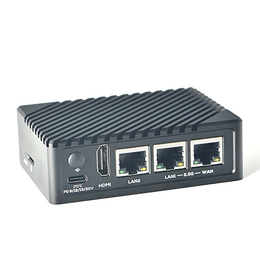 NanoPi R6S OpenWrt Router - 2.5G Ethernet x2, GbE x1, 6TOPS AI NPU
