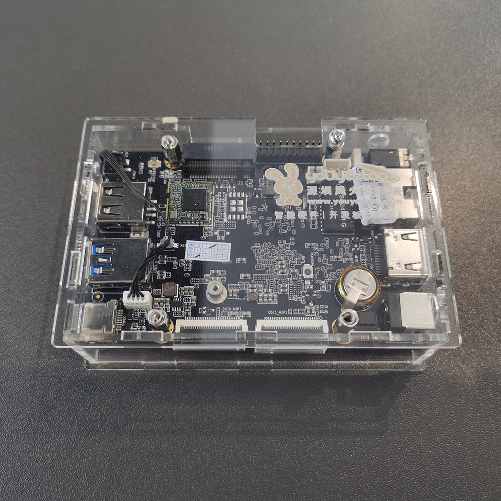 Smartfly Acrylic Case for ROC-RK3588S-PC Rockchip RK3588 8K AI MainBoard