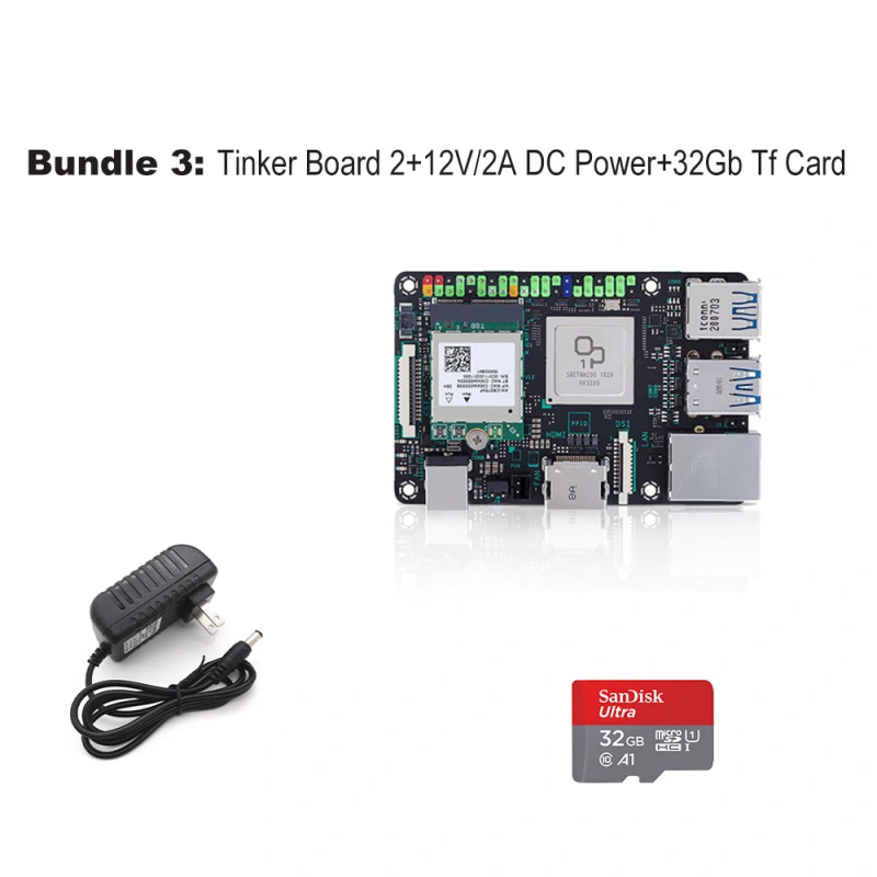 ASUS Tinker Board 2 Rockchip RK3399 an Arm-based Single Board Computer/SBC Support Android 10/Ubuntu Tinkerboard2/Tinker2b
