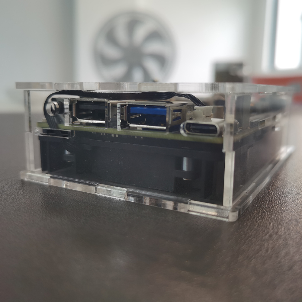 Smartfly Acrylic Case for ROC-RK3588S-PC Rockchip RK3588 8K AI MainBoard