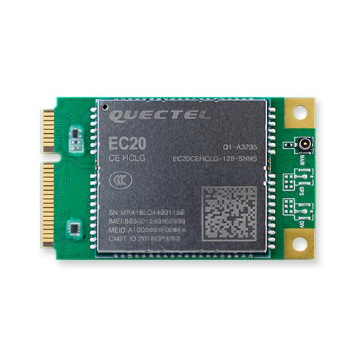 4G LTE Module | Mini PCIe or USB interface （EC20-C R2.0 Mini PCIe-C, EG25-G mPCIe）