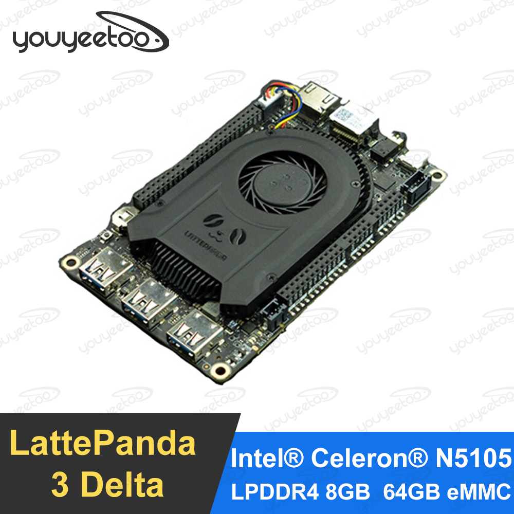 LattePanda 3 Delta 864 - Intel Celeron N5105 Windows/Linux Single Board Computer Quad-Core CPU LPDDR4 8GB/64GB eMMC UHD Graphics
