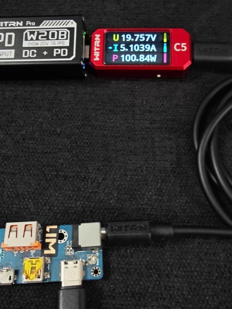 USB Type C to DC 5.5mm x 2.5mm Power Cable - PD to DC 12V, E-mark, work with PD Charger and PD Power bank.
