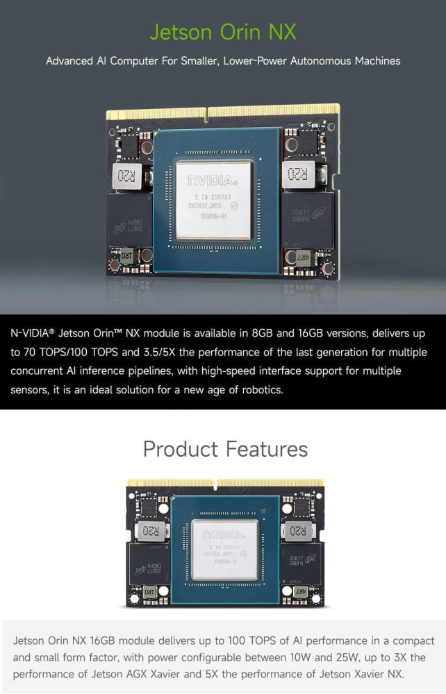 Jetson Orin NX SOM System On Module