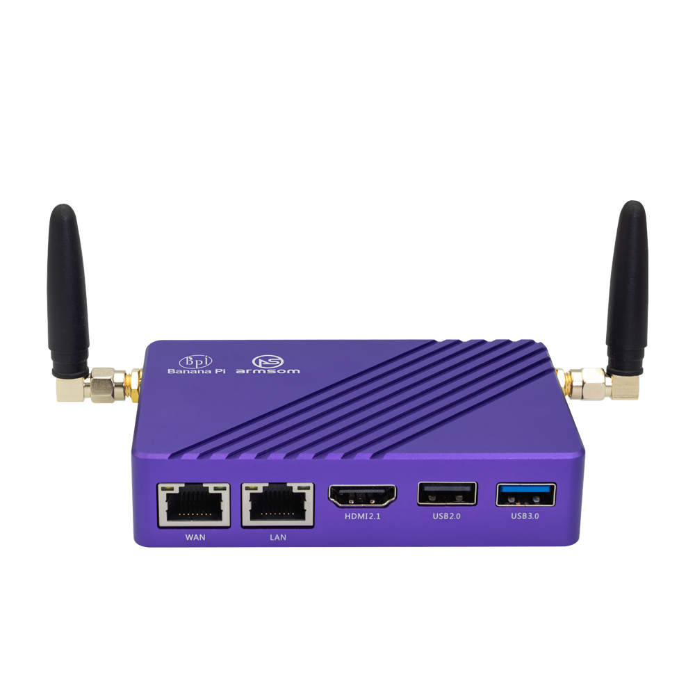 Banana Pi BPI-M5 Pro with Rockchip RK3576 - Up to 16GB RAM, 4K@120fps, 6TOPS NPU, Dual GbE, Onboard WIFI6 / BT5