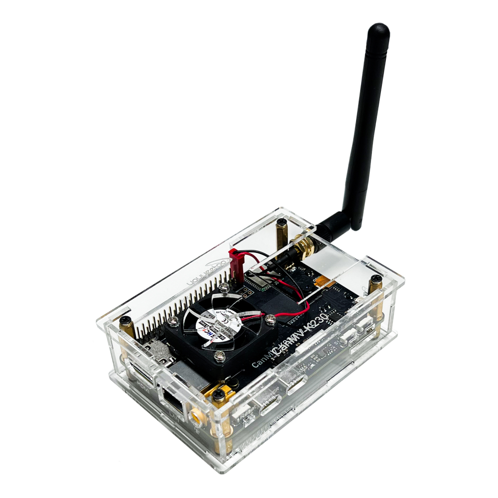 Acrylic shell for CanMV-K230 RISC-V64 Single Board Computer