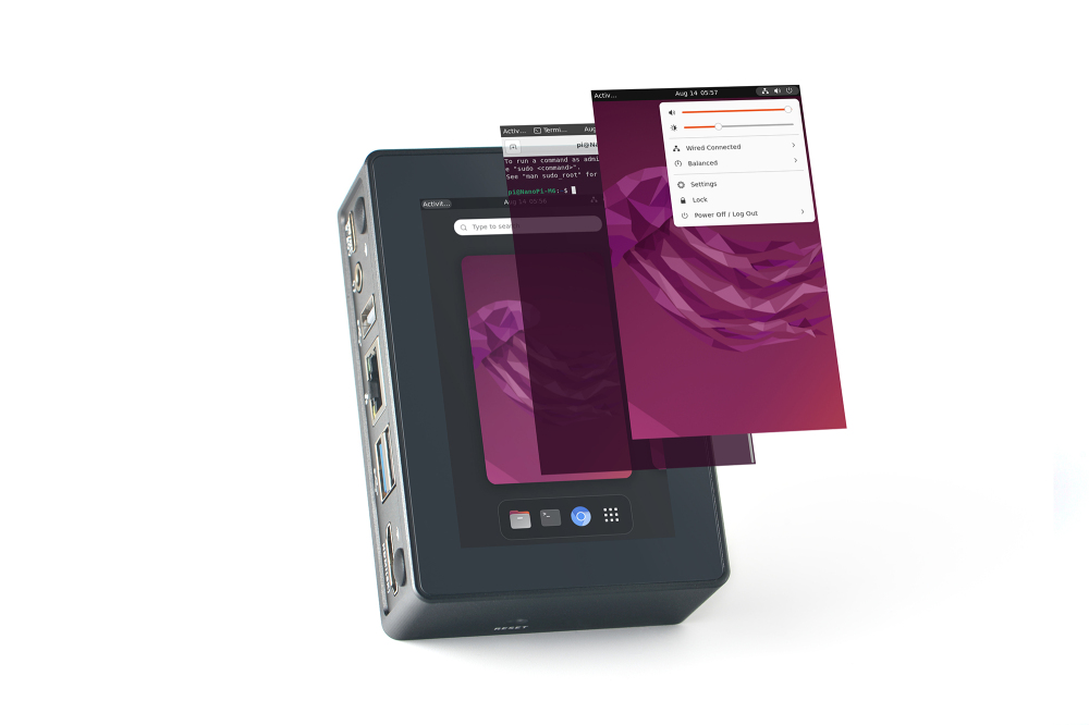 FriendlyElec NanoPi M6 - Embedded Android Host, RK3588S, Up to 32GB RAM, Built-in LCD Display Support 8K