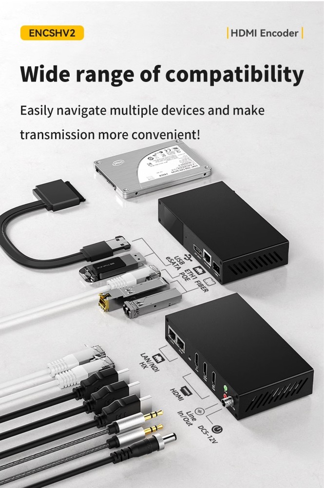 REC1- HDMI Screen Recorder Encoder 4KP60 Decoder SRT NDI GB28181
