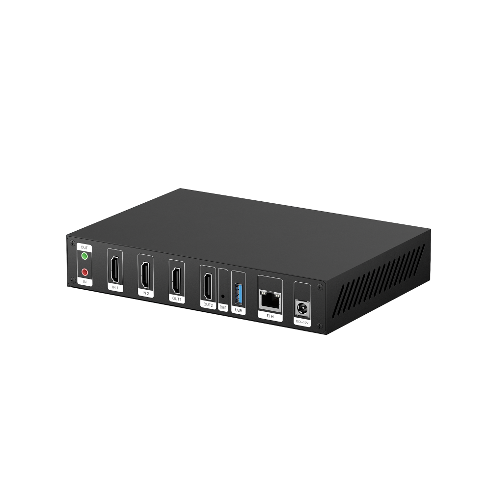 DEC2 2 - Channel HDMI Decoder, 4KP60 Decoder, SRT, NDI, RTMP Live Streaming Push