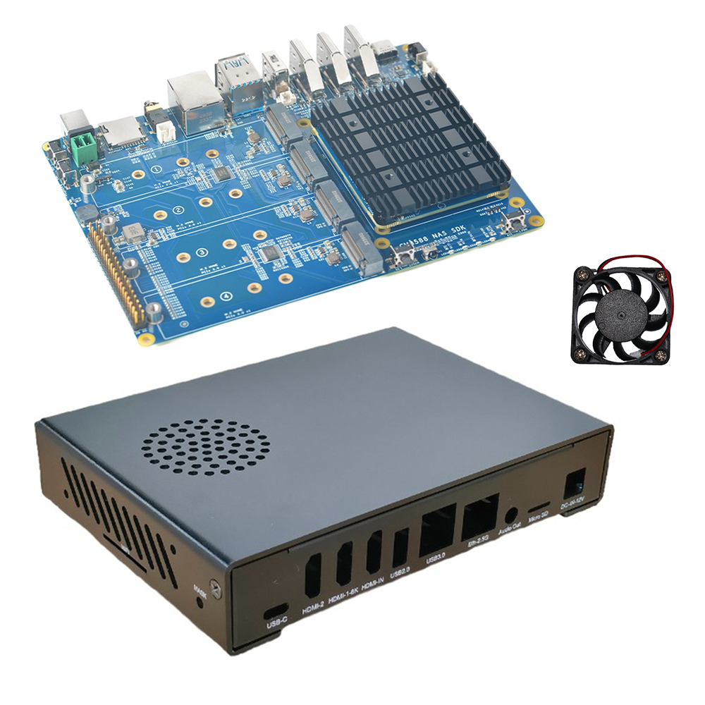 FriendlyElec CM3588 Nas Kit - Rockchip RK3588 Computing Module - NAS / Server / Android TV