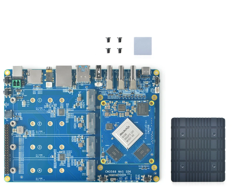 FriendlyElec CM3588 Nas Kit - Rockchip RK3588 Computing Module - NAS / Server / Android TV