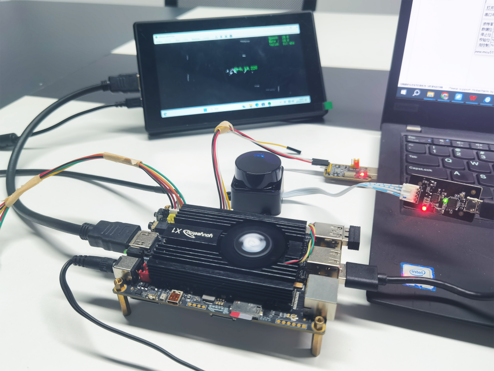 FHL-LD19 Lidar Sensor - 12Meter (39ft) 360° Ranging - Walnut Size, 30K lux Resistant - Provide ROS/ROS2/C/C++ SDK Raspberry Tutorial for Robots Drone SLAM, Lidar Scanner Kit with Adapter