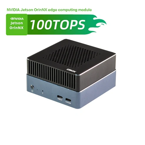 youyeetoo AIBOX-Orin NX 100TOPS AI Big model of edge computing Jetson Orin NX module, Octa-core 64-bit processor-up to 2.0GHz, Support LLaMa2 ChatGLM Qwen, AIGC Stable Diffusion