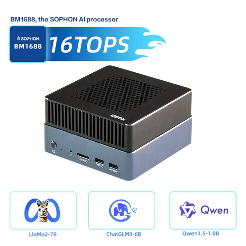 youyeetoo AIBOX-1688 AI Box - Loacl Large Models into a Small Box, 8GB RAM 32GB ROM, Up to 16 TOPS for AI deployment ChatGLM