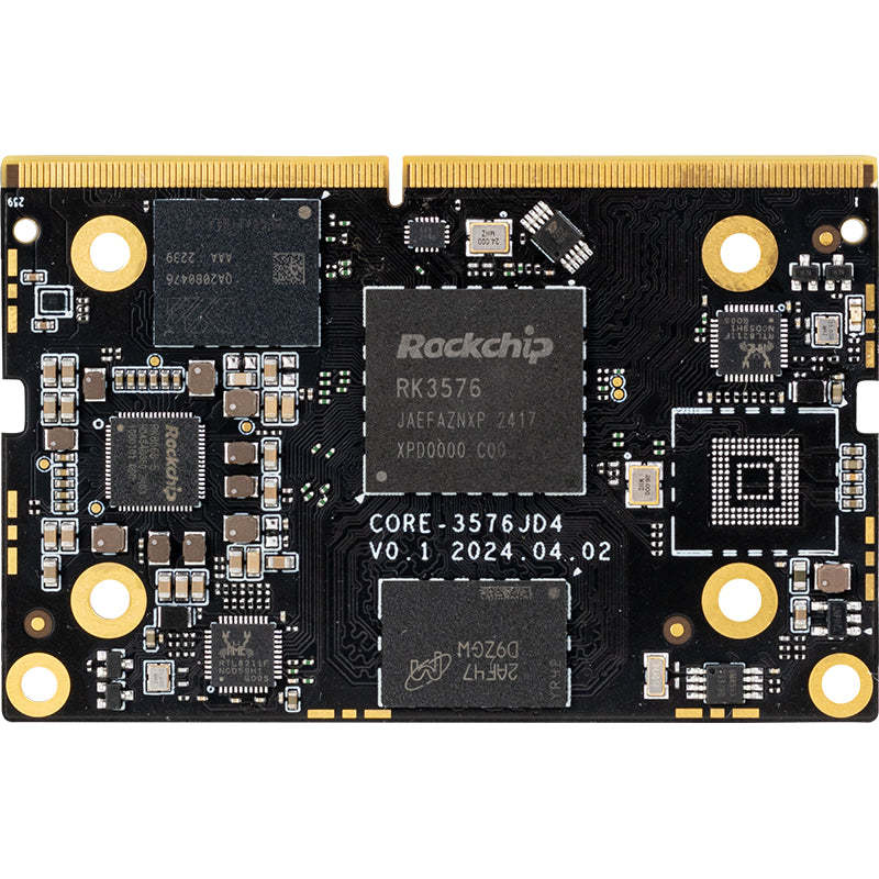 AIO-3576JD4 Low-Power Large-Model Mainboard - AIOT Rockchip RK3576, 4K@120fps, Phoenix connector RS485 Dual RJ45 GbE