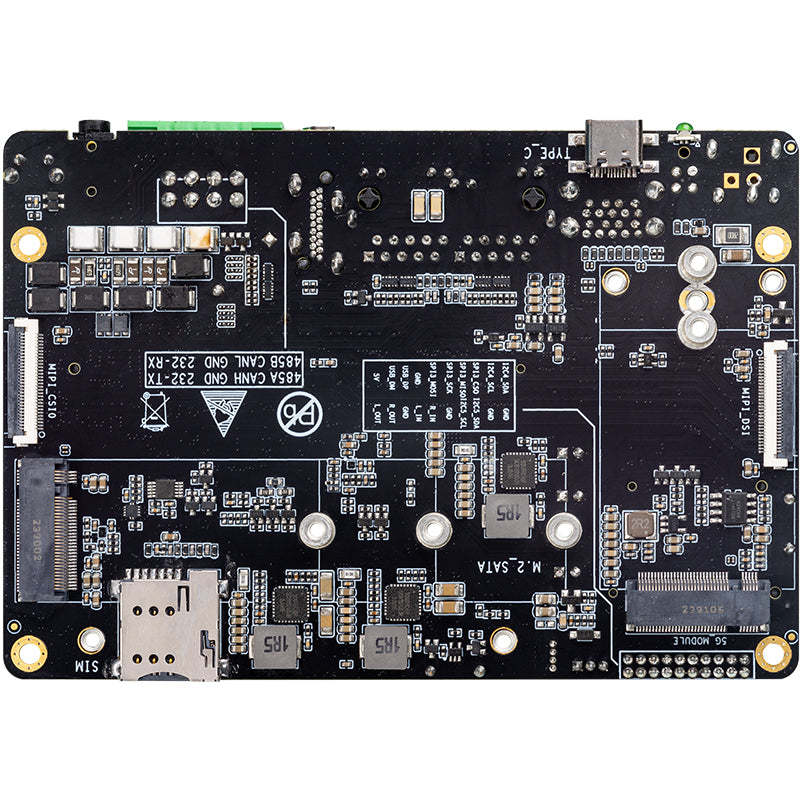 AIO-3576JD4 Low-Power Large-Model Mainboard - AIOT Rockchip RK3576, 4K@120fps, Phoenix connector RS485 Dual RJ45 GbE
