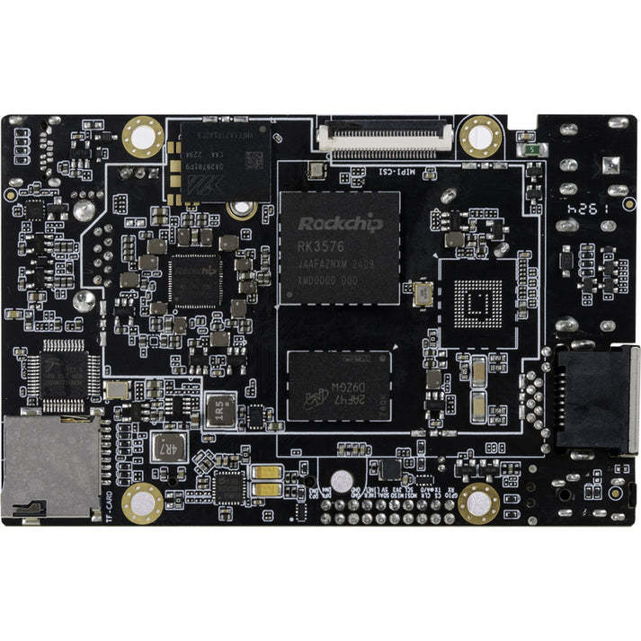 ROC-RK3576-PC Low-Power Large Model Mini Computer - AIOT Rockchip RK3576, 4K@120fps, Credit card size, The private deployment of large models Docker