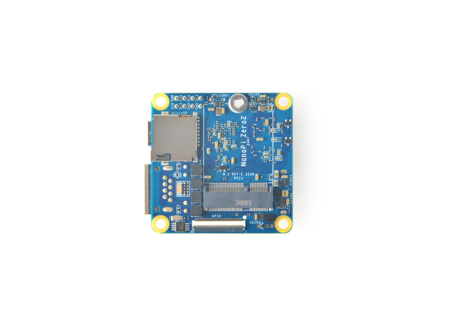 NanoPi Zero2 - Tiny GbE Computer Router - Hidden WiFi Antenna, With eMMC Socket, RJ45 GbE, RK3528A