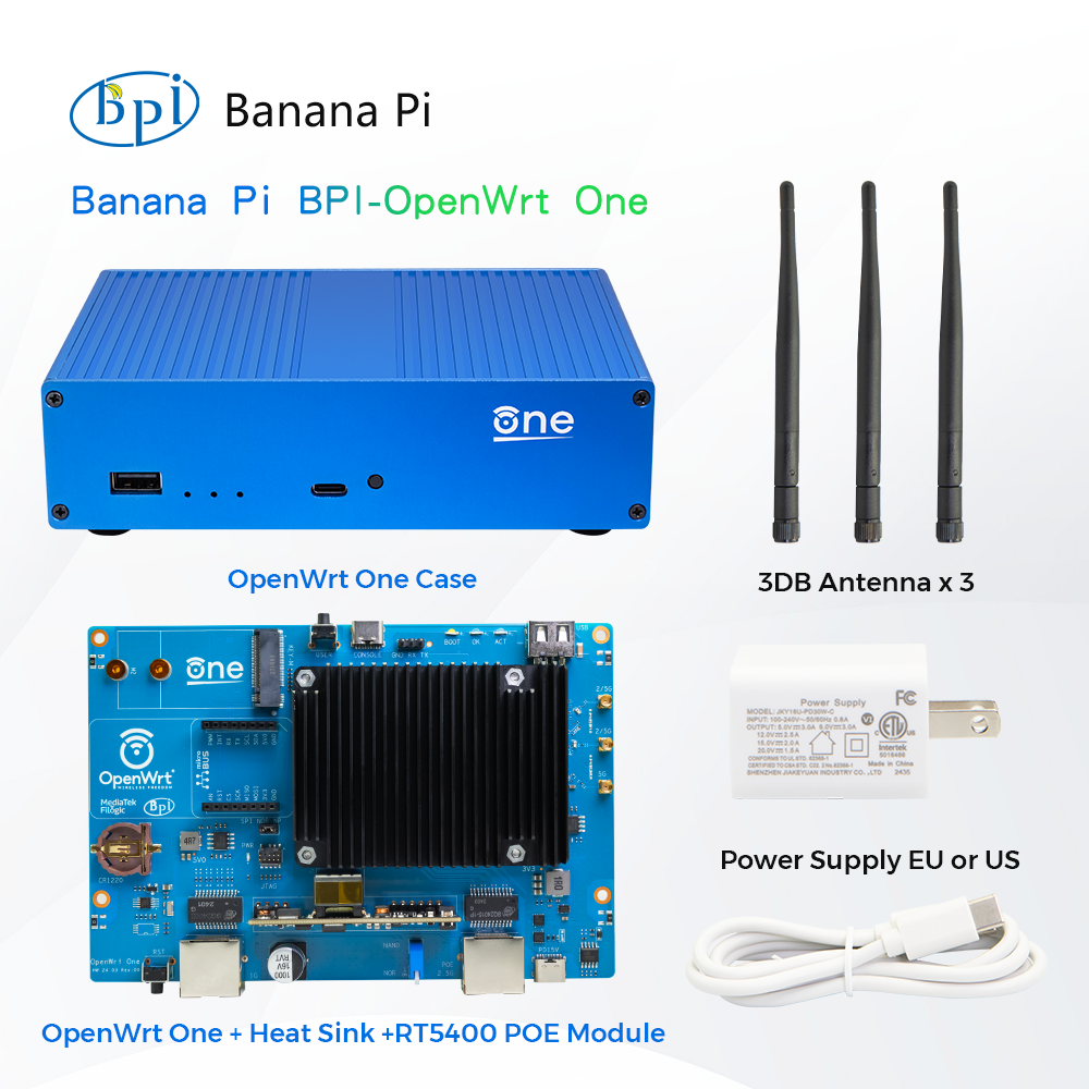 Banana Pi OpenWrtOne - Official OpenWrt Router Mainline Support