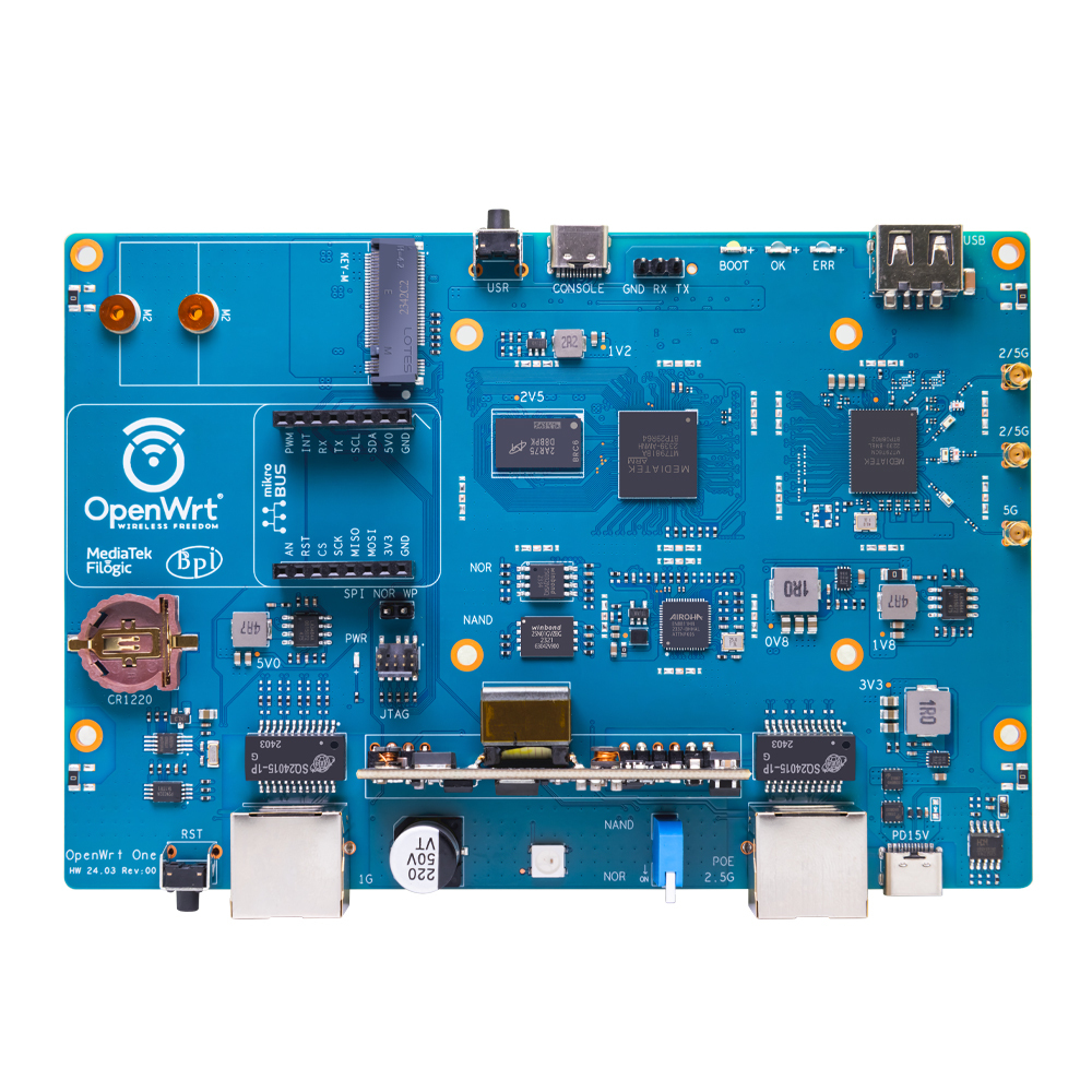 Banana Pi OpenWrtOne - Official OpenWrt Router Mainline Support