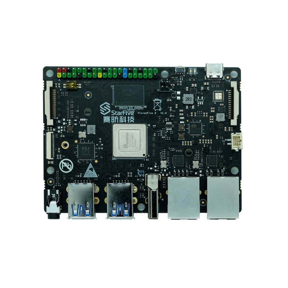 youyeetoo StarFive VisionFive2 13TOPS AI KIT,13TOPS Hailo-8L, 8GB RAM, StarFive JH7110, x2 GbE LAN Port , RISC-V Single Board Computer AI Deepl Edge Machine