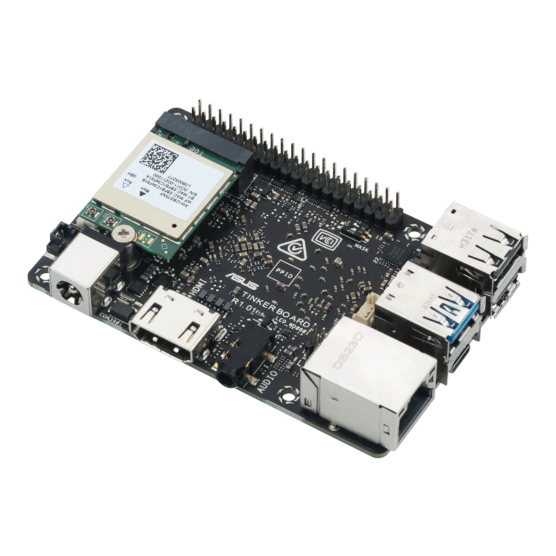 youyeetoo Tinker Board 3/3S, 64-bit, quad-core Arm Cortex-A55 up to 1.6GHz, NPU supported and LPDDR4X  2GB/4GB, supports OpenGL ES 1.1/2.0/3.2 OpenCL 2.0, Vulkan 1.1