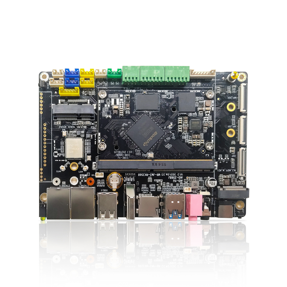 youyeetoo Core-3568J AI Core Board 4GB+32GB RockChip RK3568 quad-core 64-bit  Integrated co-processors supports GPU, VPU, NPU