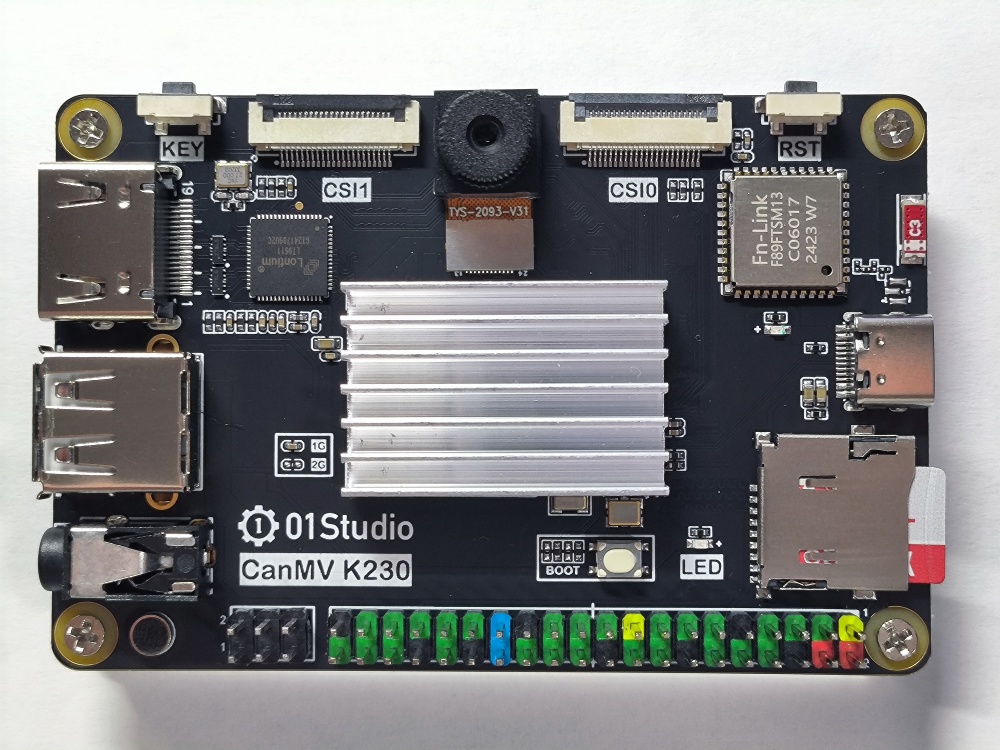 youyeetoo 01 Studio Canmv K230 AI development board camera visual recognition module 6T equivalent efficiency