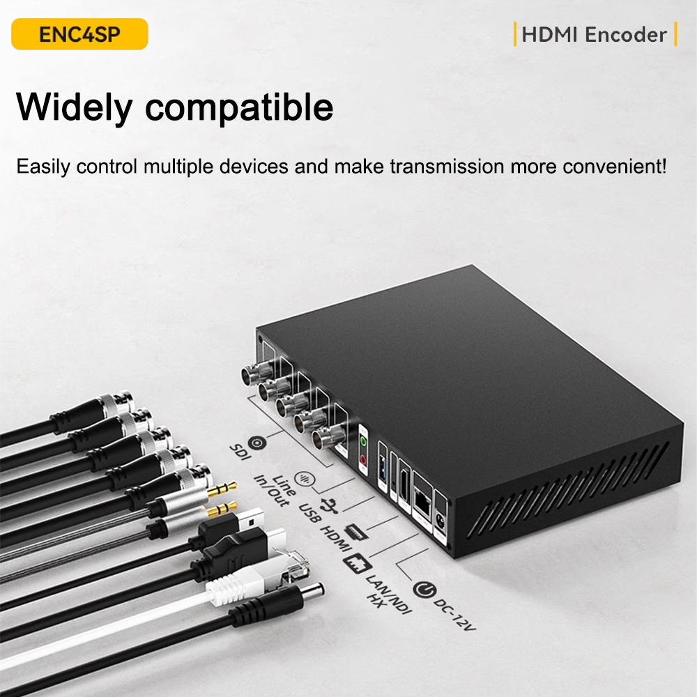 LinkPi ENC4SP NDI Encoder - 4x 1080P@60 SDI Encoder, 4K Decoder SRT, NDI, RTMP Live Streaming - LinkPi ENC4S Upgarde