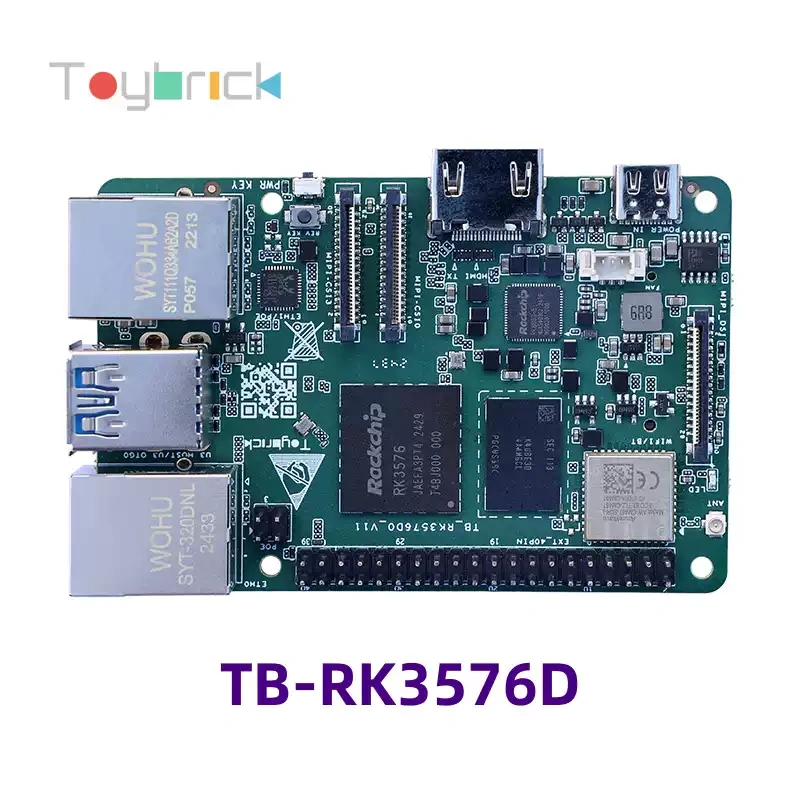 Toybrick TB-RK3576D SBC - Rockchip RK3576 Offical Board,  Multiple extensions, free combination of development boards