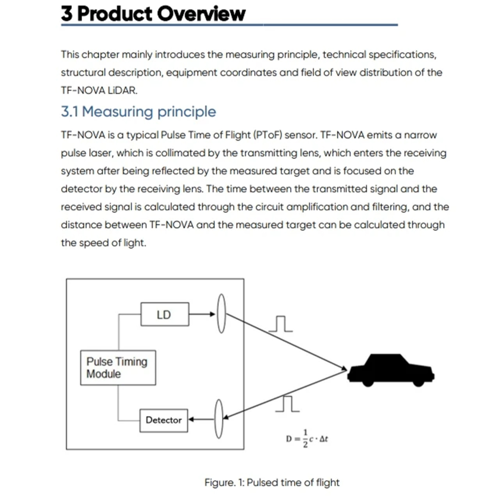 TF-NOVA Lidar Sensor - 0.1~7 Meter, 100Hz, 5g,100Klux, 5V UART IIC I/O Interface - Arduino Raspberry Pixhawk