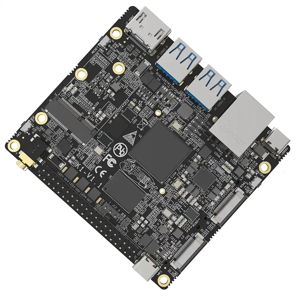 Bit-Brick K1 - Open Source RISC-V SBC with 4GB/8GB LPDDR4X Memory, Industrial-Grade for IoT Applications
