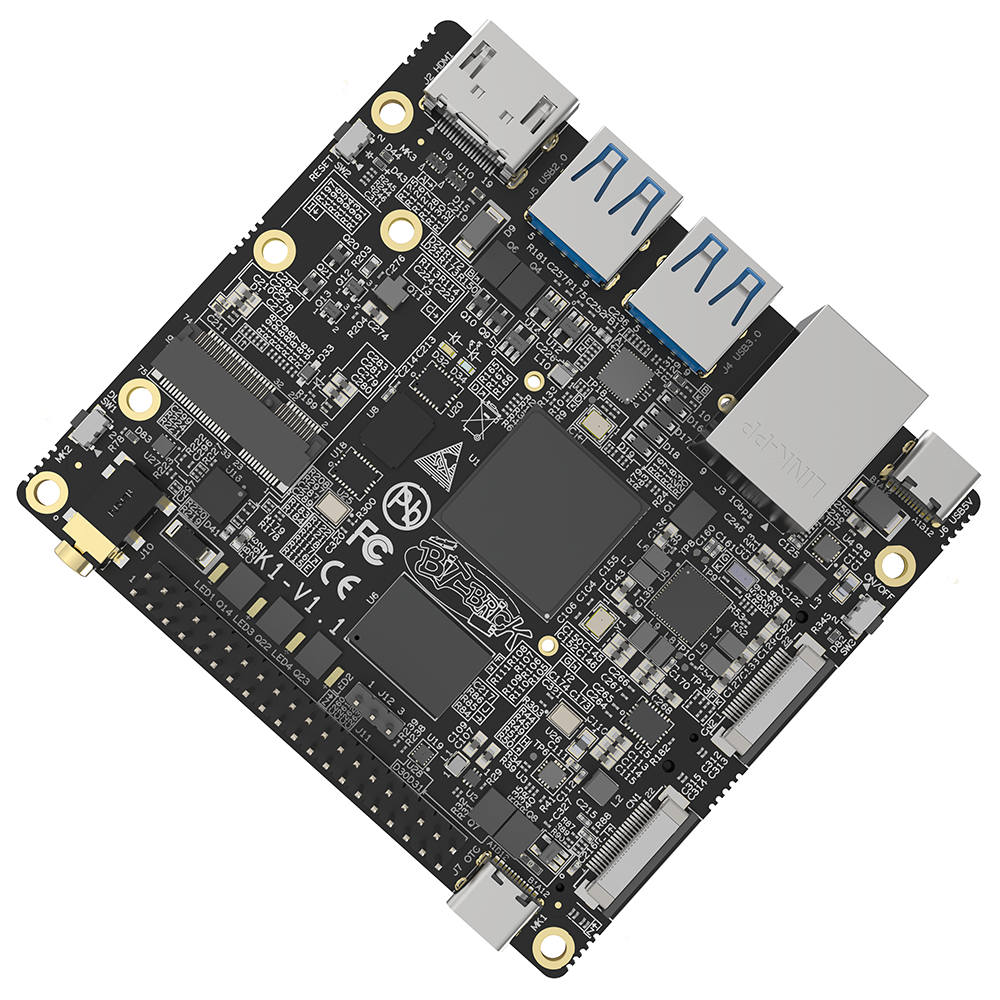 Bit-Brick K1 - Open Source RISC-V SBC with 4GB/8GB LPDDR4X Memory, Industrial-Grade for IoT Applications