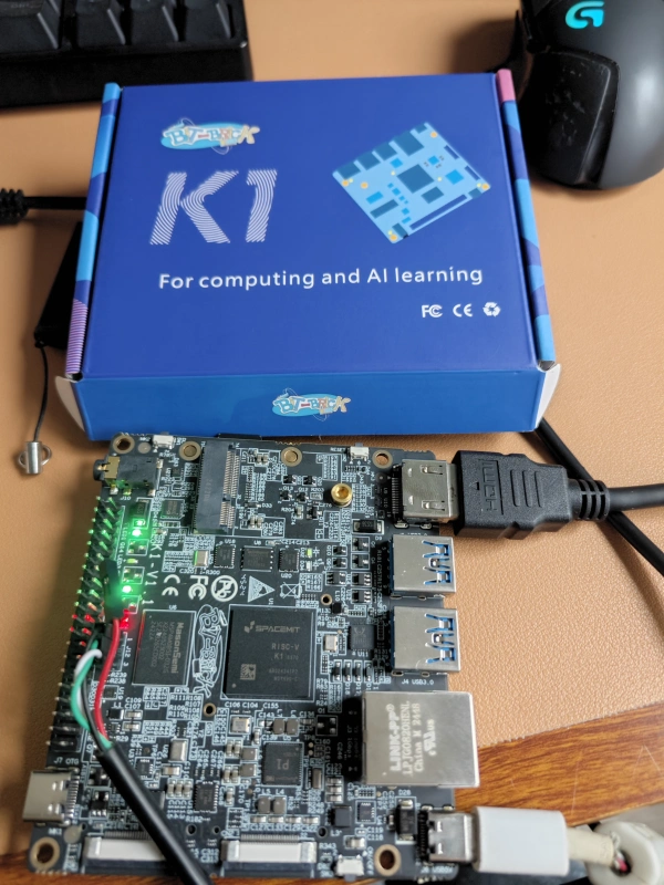 Bit-Brick K1 - Open Source RISC-V SBC with 4GB/8GB LPDDR4X Memory, Industrial-Grade for IoT Applications