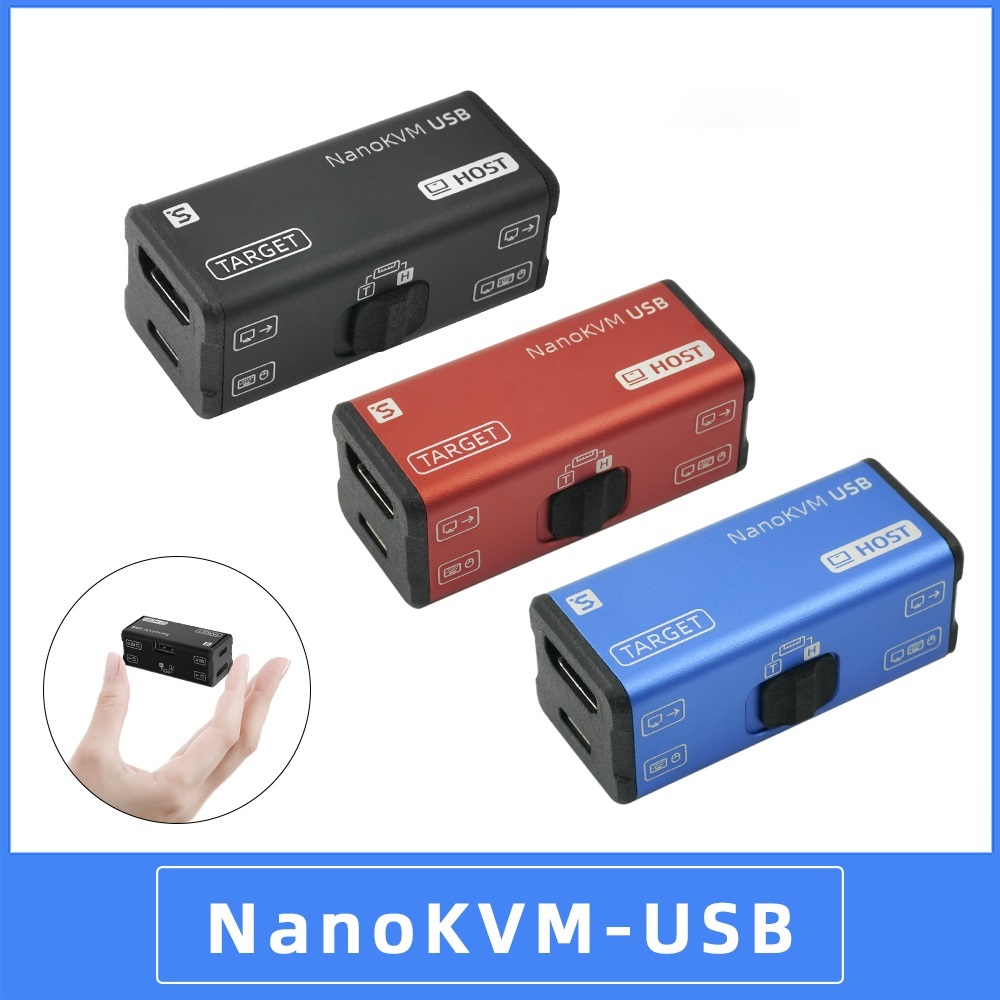 Sipeed NanoKVM USB - 4K KVM-over-USB solution,1 - Click to Simplify Headless Device Mgmt, Bid Farewell to Complexity . Lightweight, fast and seamless.